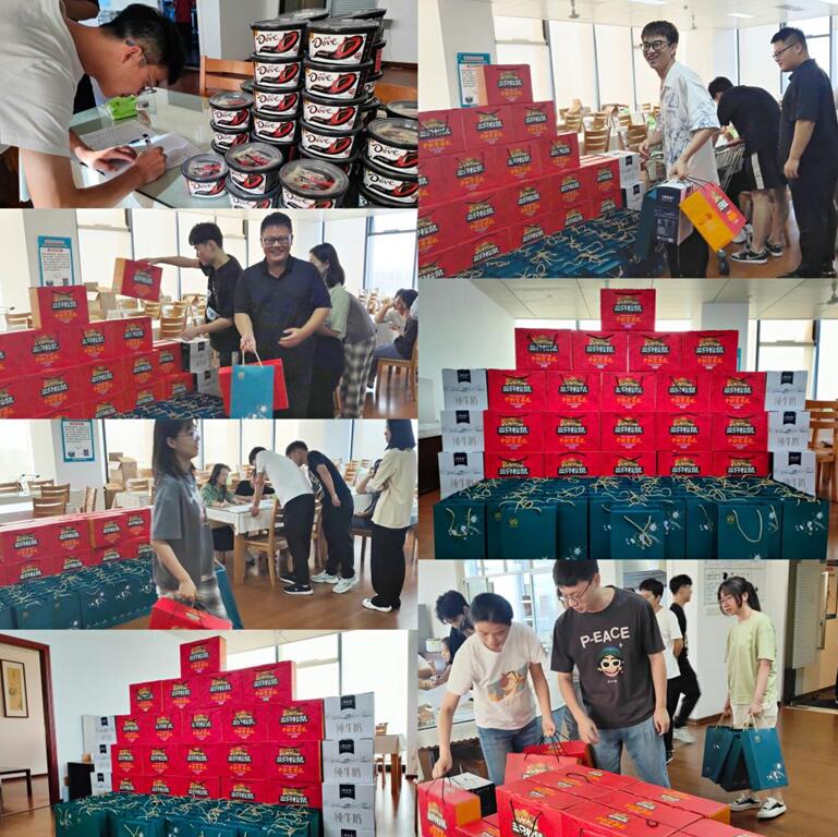 赣能公司组织员工发放中秋礼品