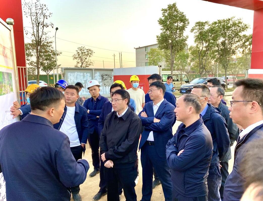 南昌市副市长江新洪一行莅临兴赣公司调研指导工作