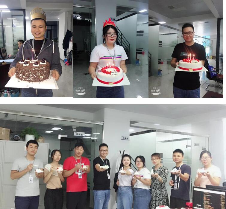 江西纪元公司组织员工生日庆祝会