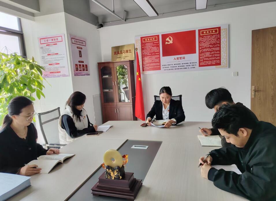 江西派文公司党支部开展主题党日活动